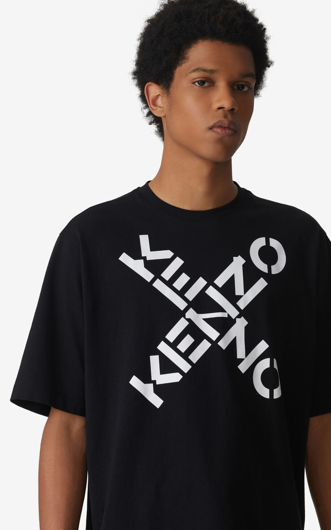 Kenzo Sport Big X T-shirts Herre - Sort DK-967622